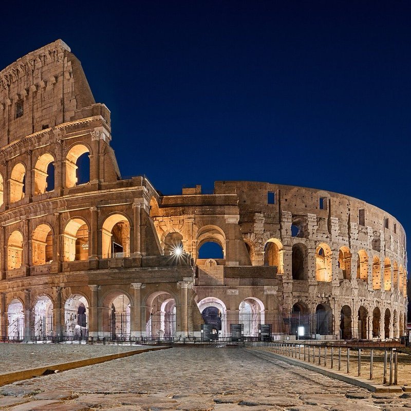 Fotografia do Coliseu, em Roma